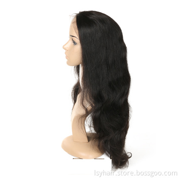 Top Selling Peruvian Human Hair Full Lace Wigs With Baby Hair,Natural Peruvian Full Lace Virgin Hair Wigs For Black Women